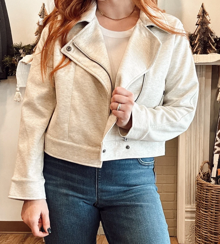 Dylan Mason Knit Bomber Jacket