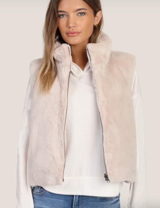 Dylan Classic Fur Vest Reversible