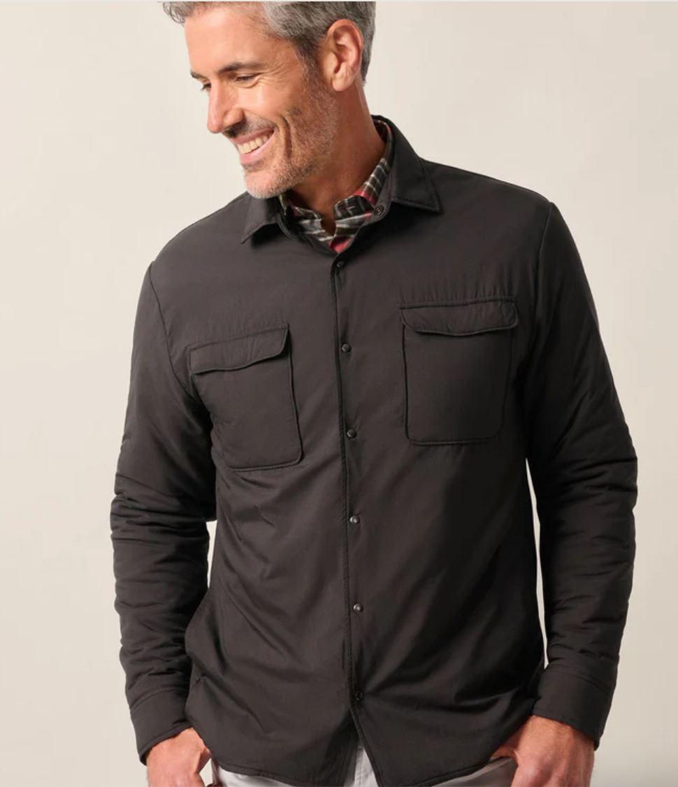 johnnie-O Denzel Featherweight Shacket