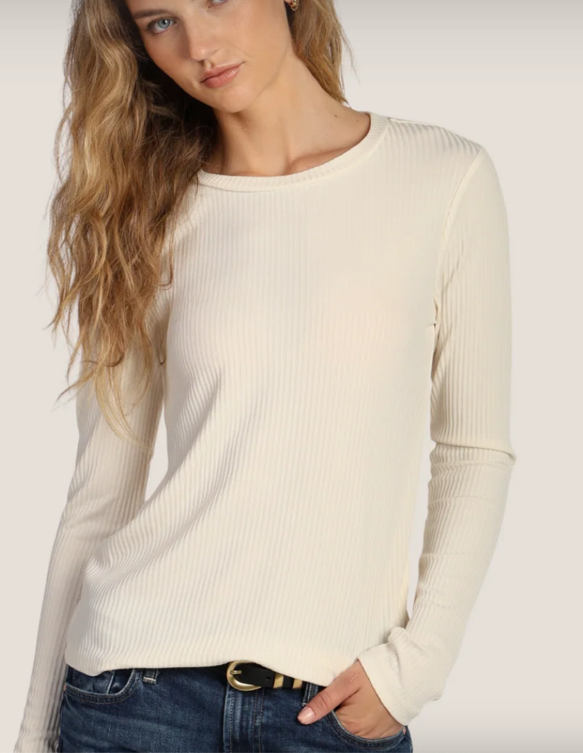 Dylan Silky Rib Modern LS Tee