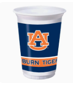 Bulk Party Decor Collegiate Plastic Tumbler Set/8