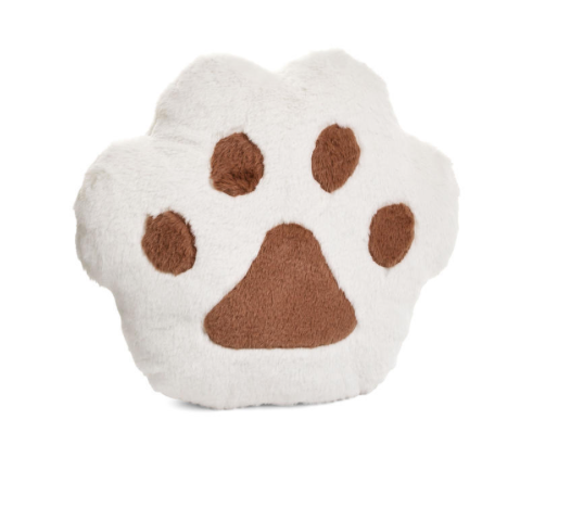 Accents de Ville Paw Shaped Faux Fur Pillow