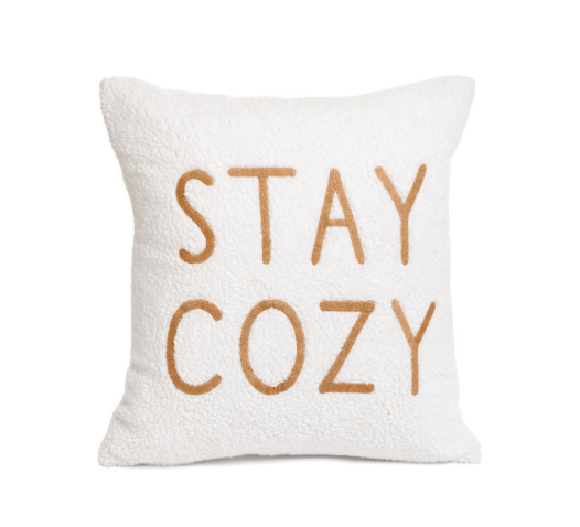 Accents de Ville Stay Cozy Sherpa Pillow