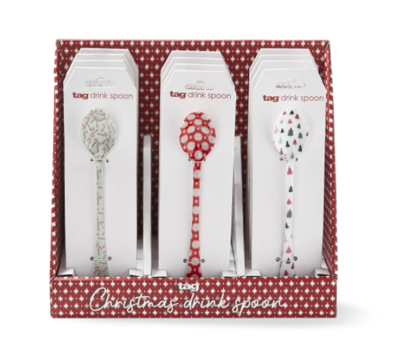 Tag Christmas Drink Spoon