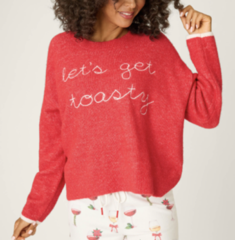 P.J. Salvage Lets Get Toast LS Shirt