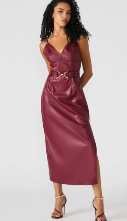Steve Madden Kailey Faux Leather Dress