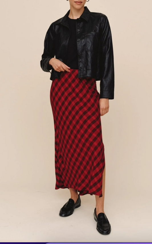 Bella Dahl Side Slit Bias Maxi Skirt