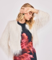 Sadie & Sage Angel Wings Fringe Jacket