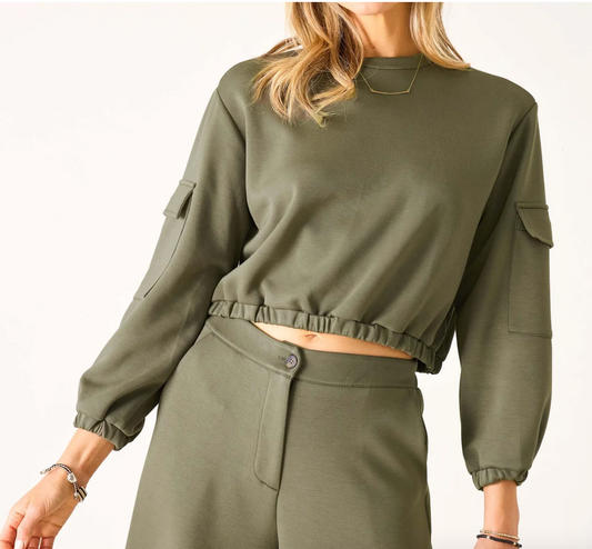 Mersea Simone Cargo Crewneck Sweatshirt