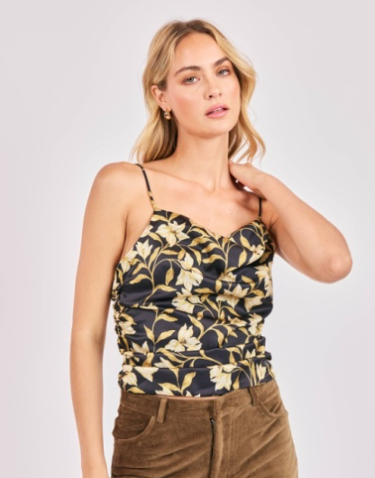 Sadie & Sage Gala Cowlneck Cami Top