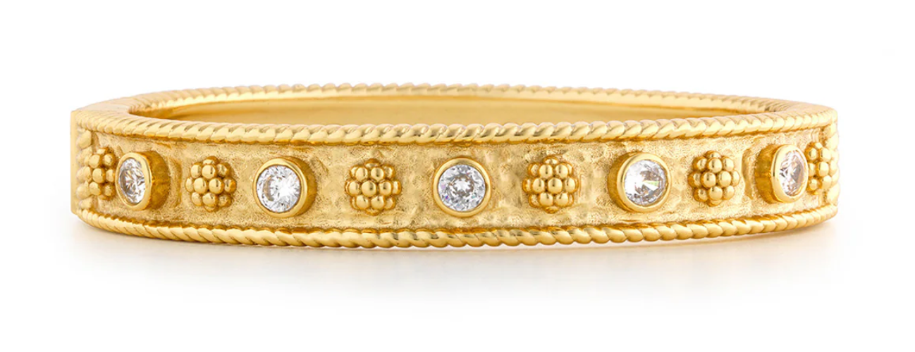 Capucine De Wulf Berry Gem Classic Hinged Bangle