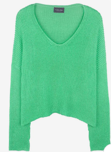 Wooden Ships Everyday Ribbed V Sweater