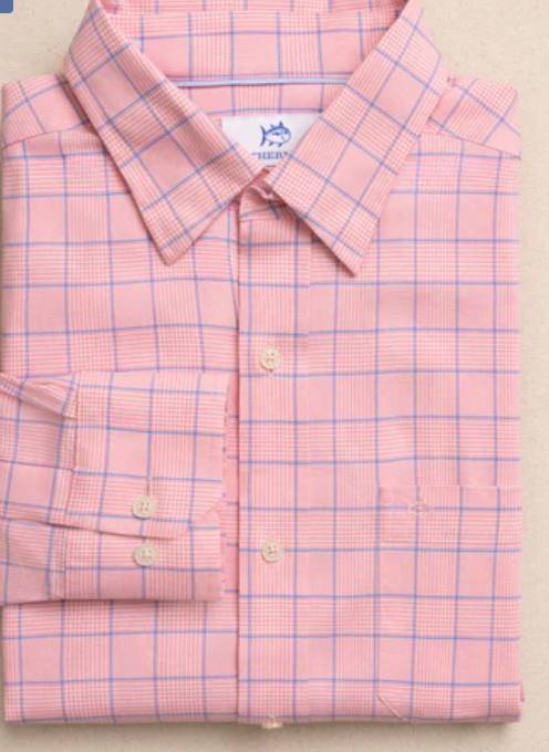 Southern Tide Coral Springs Plaid Charleston Shirt