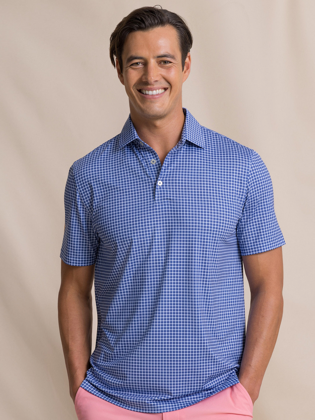Southern Tide Driver Dunes Edge Polo