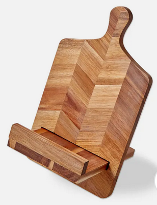 Tag Wood Cookbook Holder
