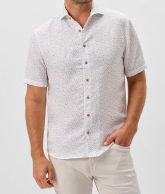 johnnie-O Cash Bar SS Button Up