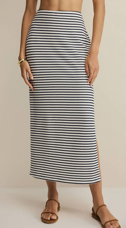 Z Supply Ainslie Stripe Midi Skirt