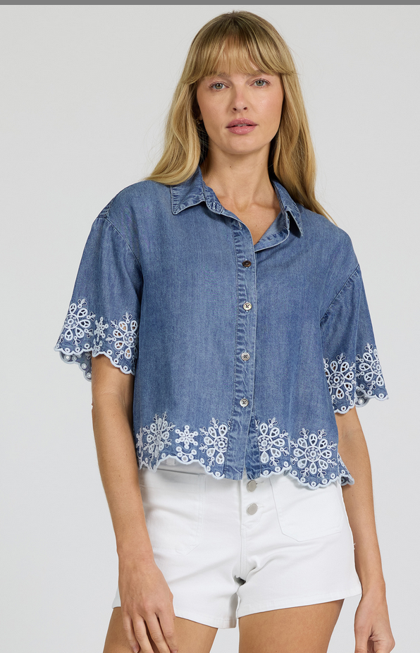 Dear John Ansel Embroidered Shirt