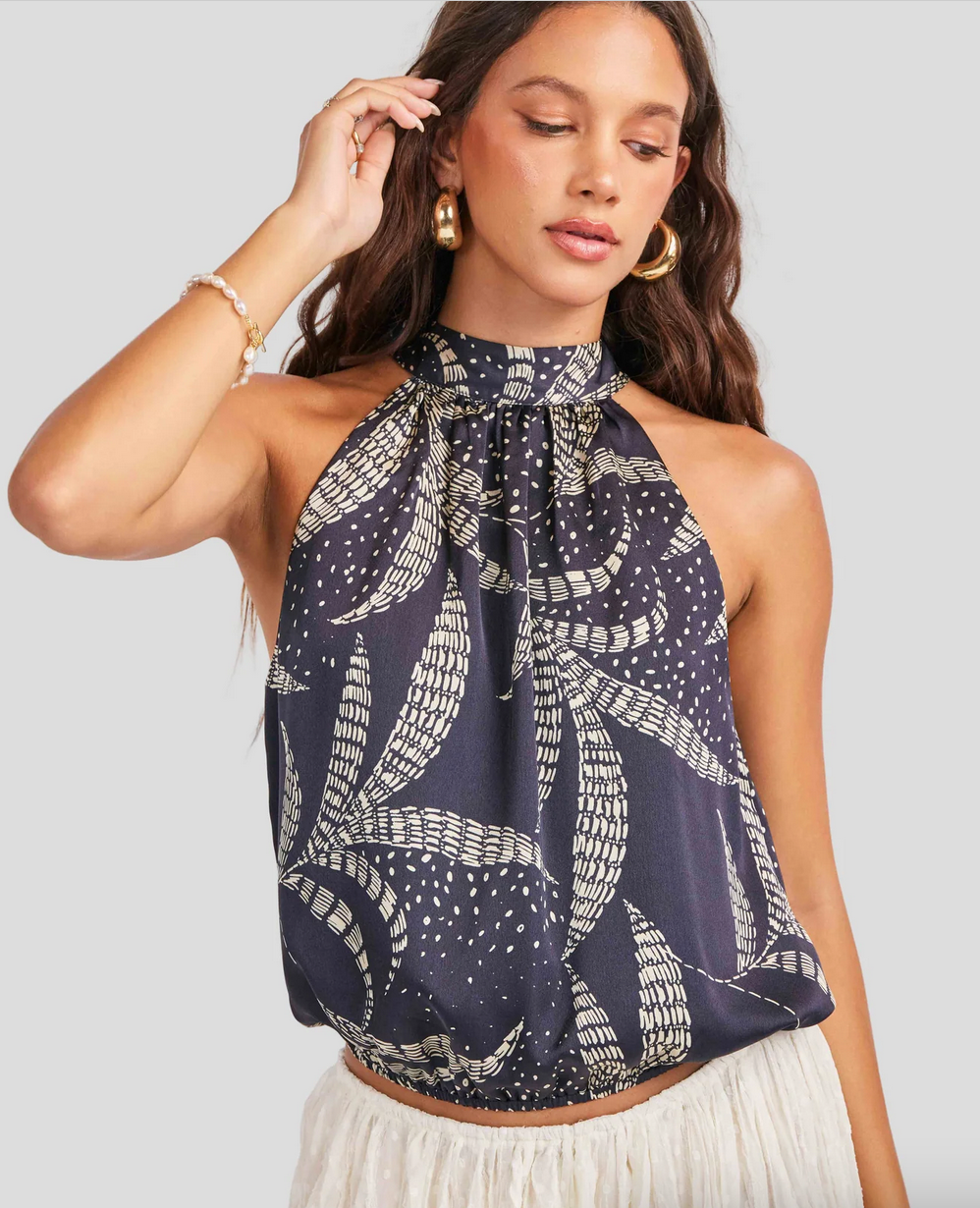 Sage The Label Nautical Nights Top