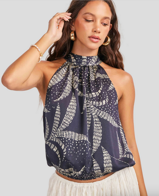 Sage The Label Nautical Nights Top