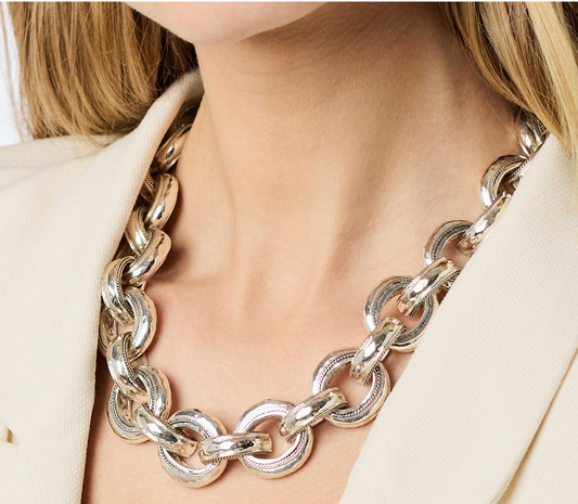 Julie Vos Cannes Demi Link Necklace