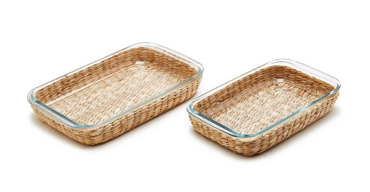 Two's Company Glass Baking Dish Set