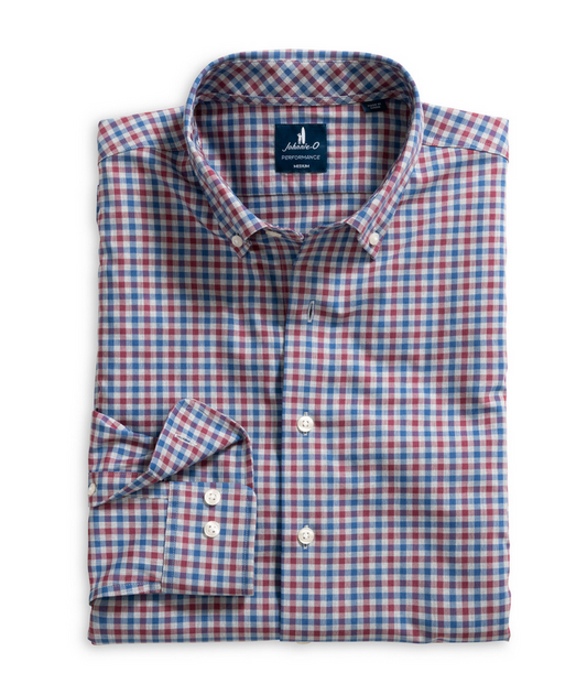 johnnie-O Chatham Gingham Button Up Shirt