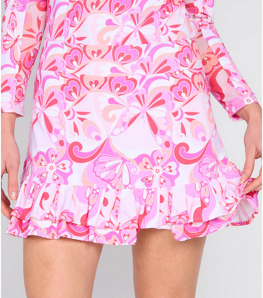 G Lifestyle Double Ruffle Skort