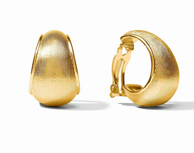 Julie Vos Cobblestone Hoop Clip Earrings
