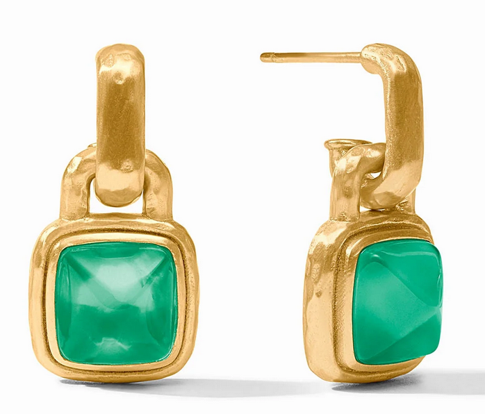 Julie Vos Sahara Hoop & Charm Earrings