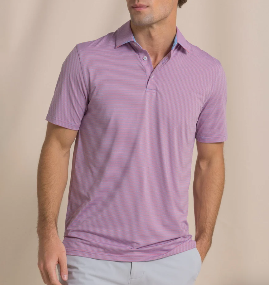 Southern Tide Coastal Breeze Meadowbrook Stripe Polo