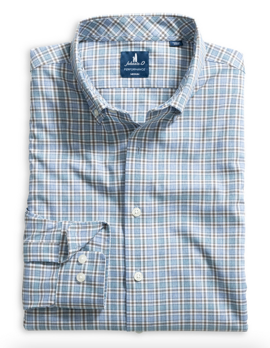 johnnie-O Brunswick Pane Button Down Shirt