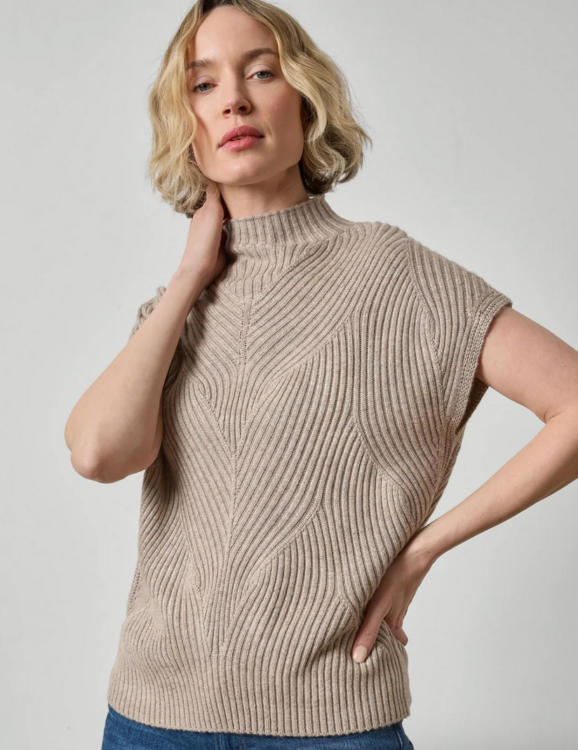 Lilla P Cable Wedge Sweater