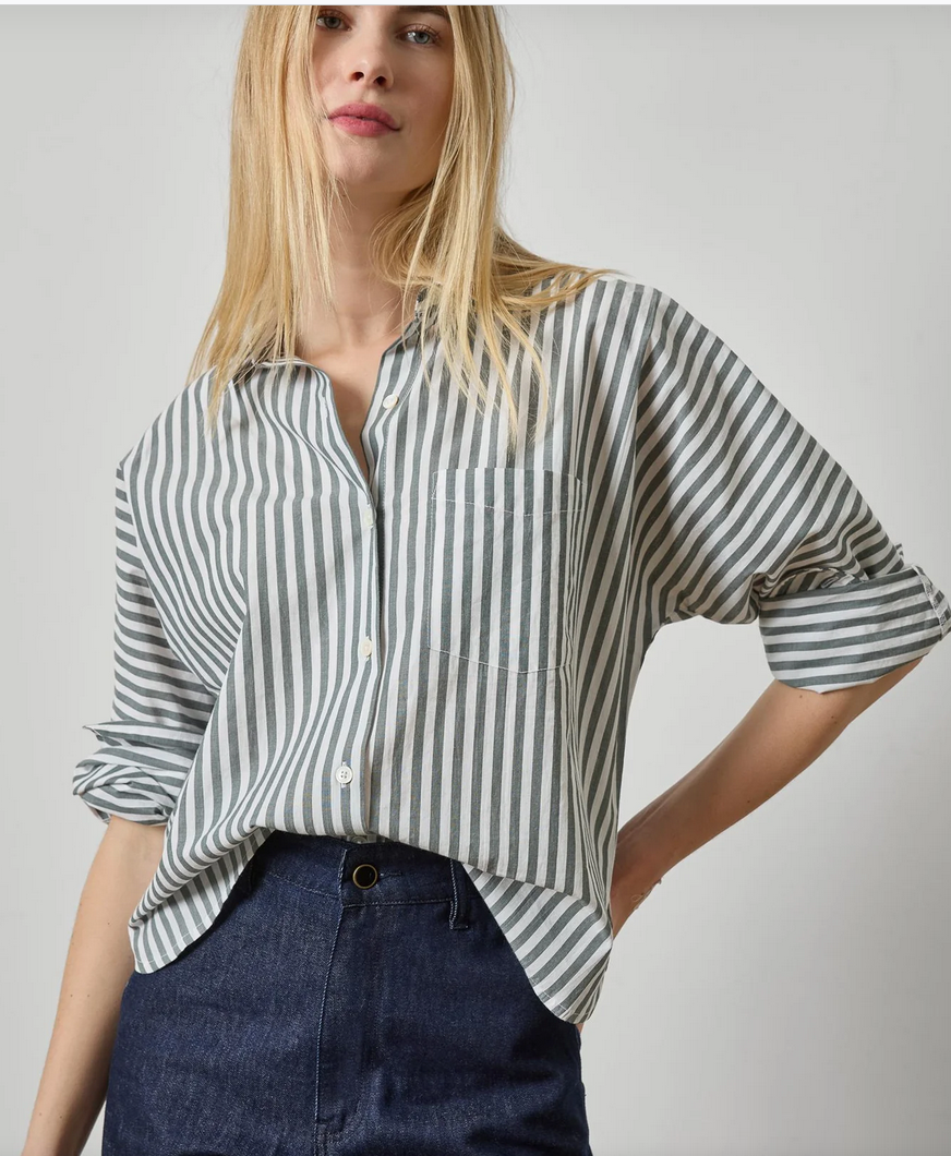 Lilla P Dolman Sleeve Button Down Shirt