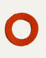 Hyde Forty-Seven Pendant Necklace Leather Disc