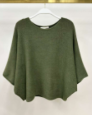 Milio Milano Batwing Sleeve Knit Top