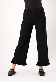 Lisette Marlowe Ruffle Hem Crop Pant