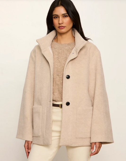 Sanctuary Bundled Wool Coat