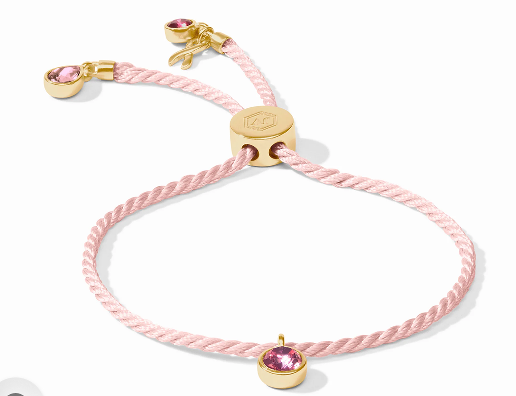 Julie Vos Pink Charm Bracelet