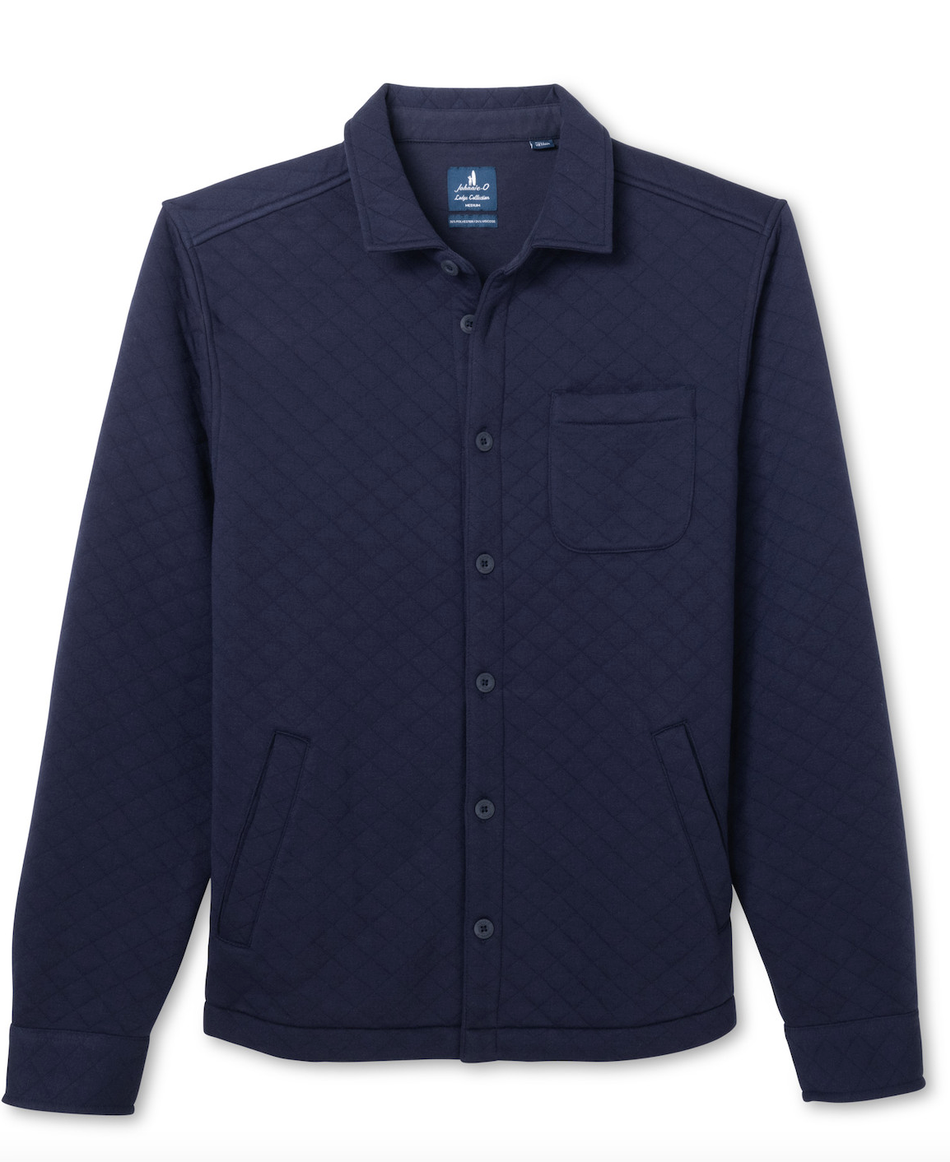 johnnie-O Stowe Quilt Shacket