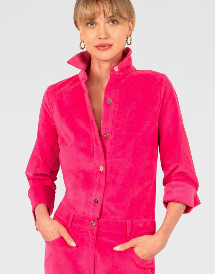 Gretchen Scott Boyfriend Corduroy Shirt