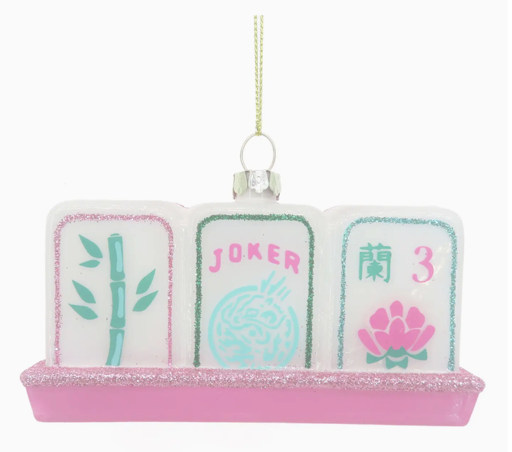 8 Oak Lane Glass Ornament