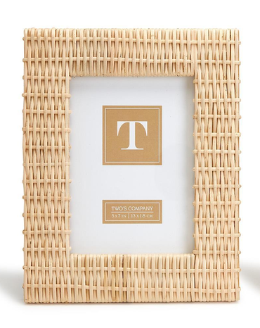 Two's Company Weave Photo Frame