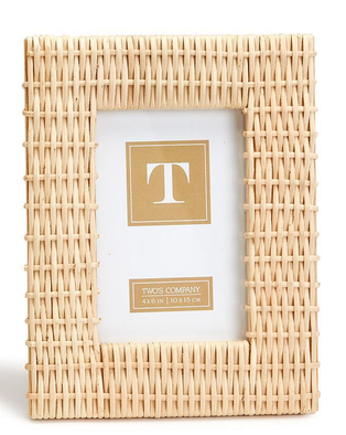 Two's Company Weave Photo Frame