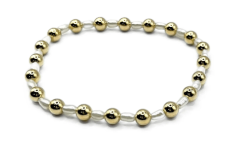 Erin Gray Montauk Gold & Pearl Bracelet