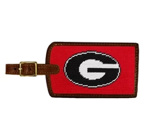 Smathers & Branson Needlepoint Luggage Tag