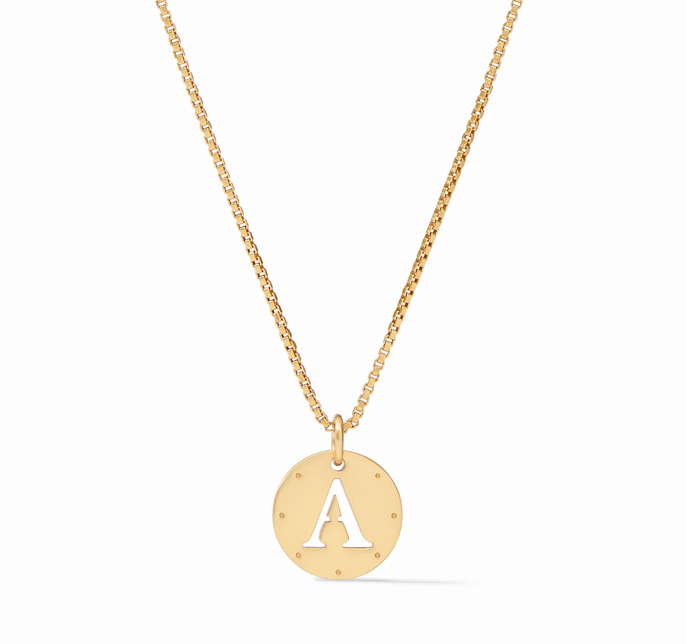 Julie Vos Monogram Delicate Necklace