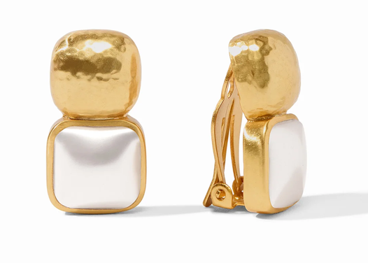 Julie Vos Catalina Clip Earrings