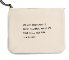 Sugarboo & Co. Canvas Zip Bag