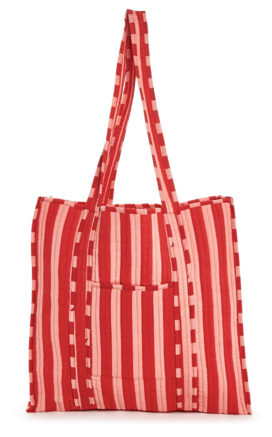 Two's Company Cotton Printed Reversible Tote